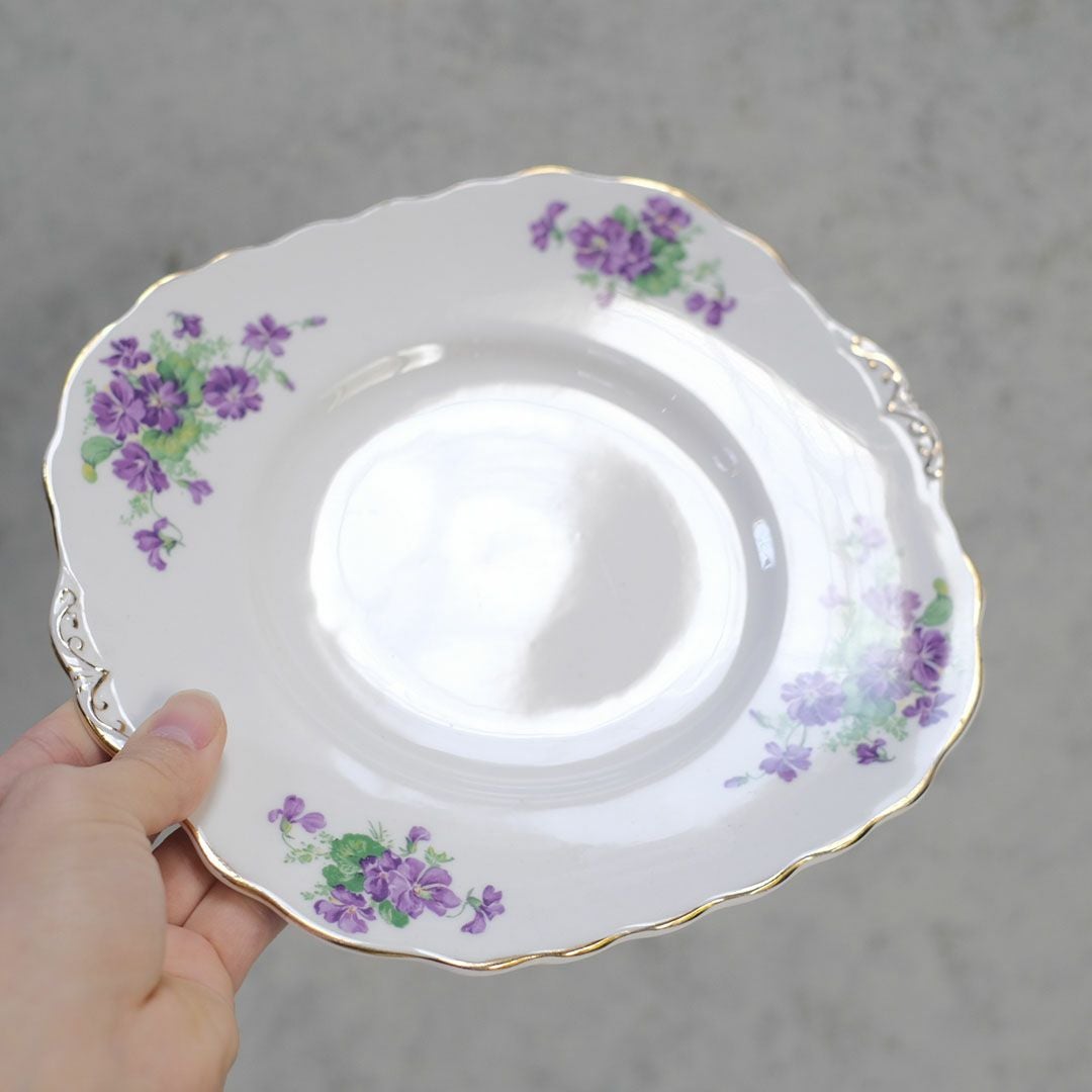 アンティーク B&Bプレート colclough(コルクラフ) バイオレット 菫 イギリス アンティーク食器3