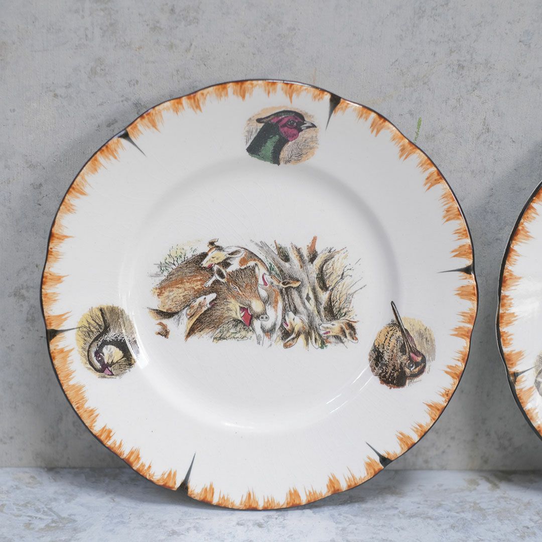 アンティークデザート皿 フランス LINCOLOR G.BRACHET アンティーク食器55