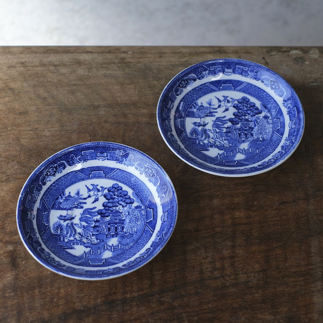 アンティーク ティーカップ&ソーサー Adderleys ブルーウィロー イギリス/アンティーク食器6