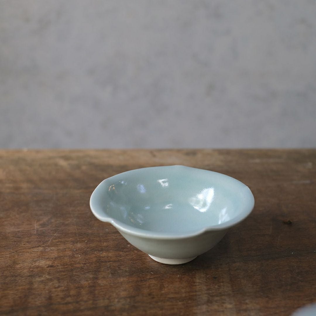 岡泰造 トルコ青釉 小皿 瀬戸焼 和食器11
