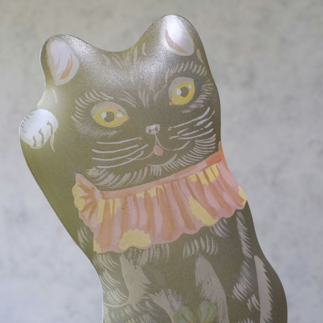 Nathalie Lete(ナタリーレテ) ガラストレイ 招き猫 ラッキーキャット 黒66