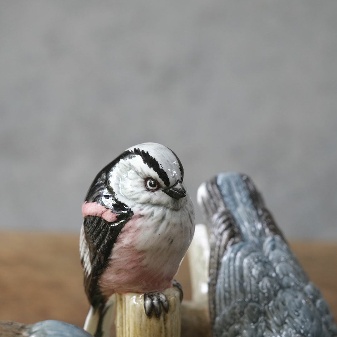 ヴィンテージフィギュリン 鳥 ベスウィック 陶器の置物1211