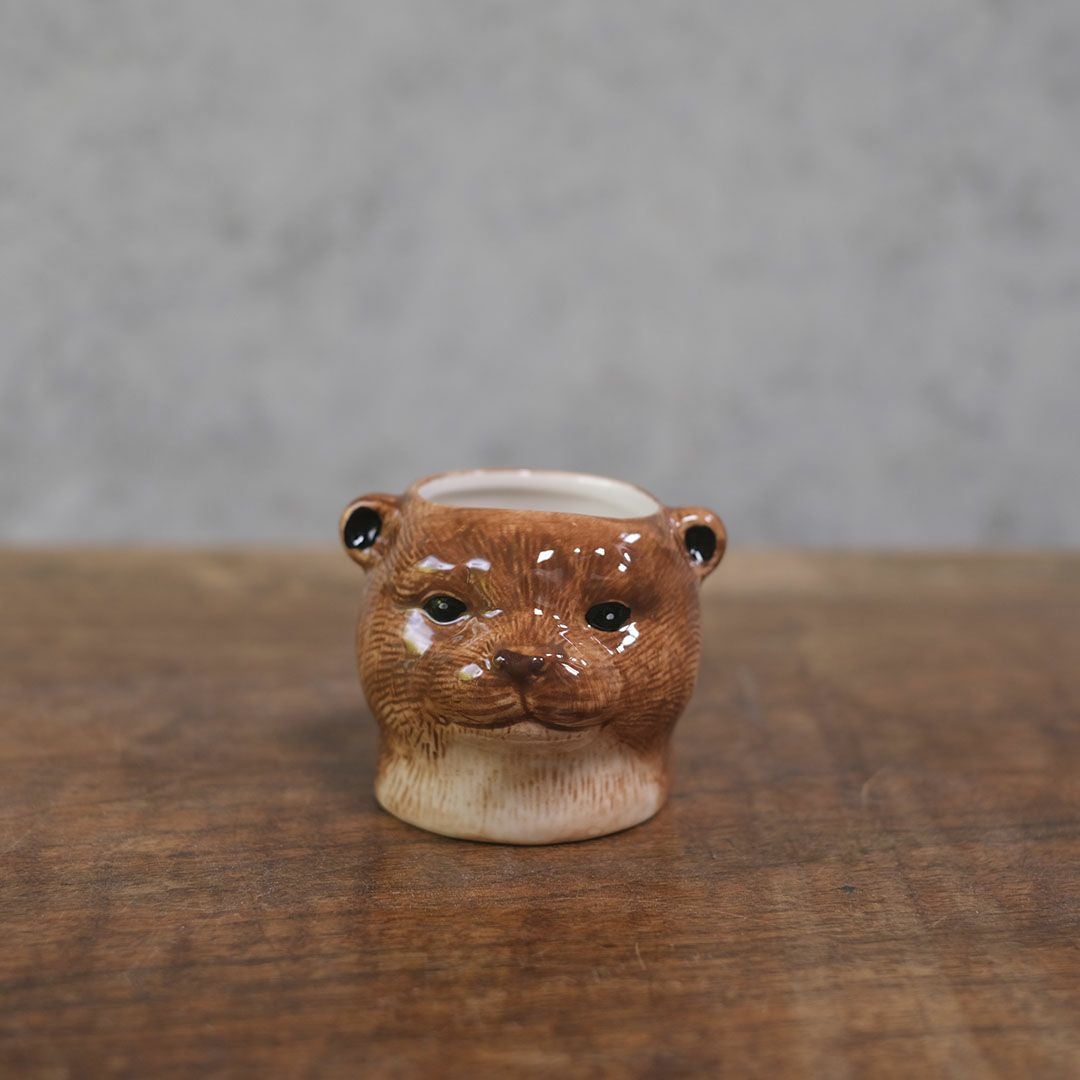 陶器の動物小物入れ55