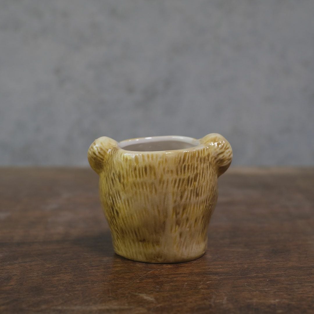 陶器の動物小物入れ1010