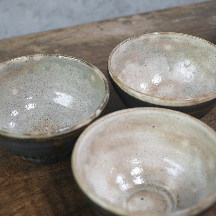 笠間焼【益子淳一】・削りめし碗/作家のうつわ ２色展開 ご飯茶碗 和食器1212