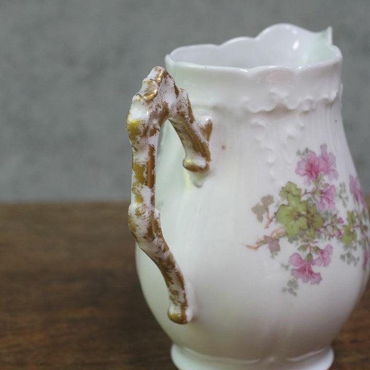 アンティークミルクジャグ 花 クリーマー LIMOGES FRANCE リモージュ フランス55