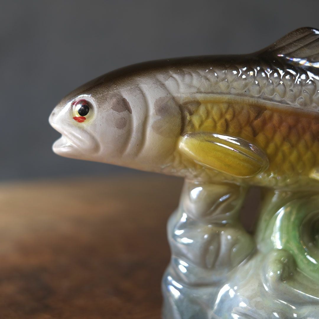 ヴィンテージフィギュリン 魚 陶器の置物 JEMMA HOLLAND オランダ55