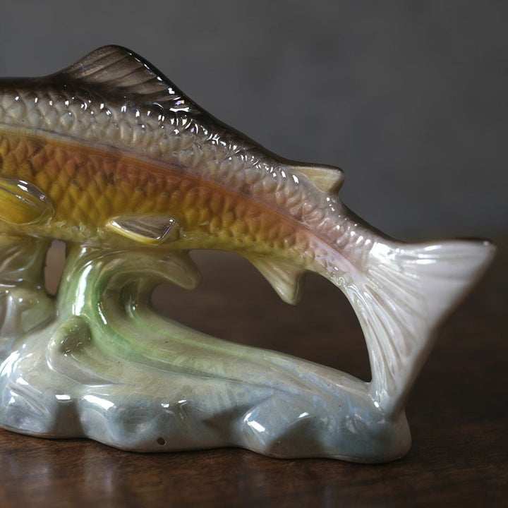 ヴィンテージフィギュリン 魚 陶器の置物 JEMMA HOLLAND オランダ66