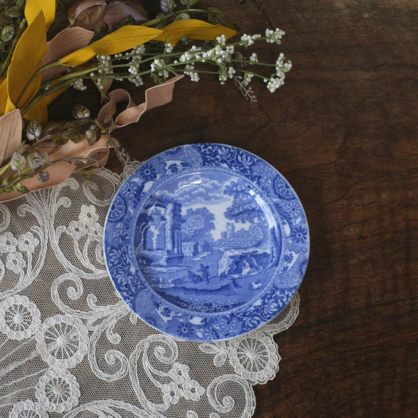 アンティーク小皿 SPODE ITALIAN スポード イギリス/アンティーク食器.