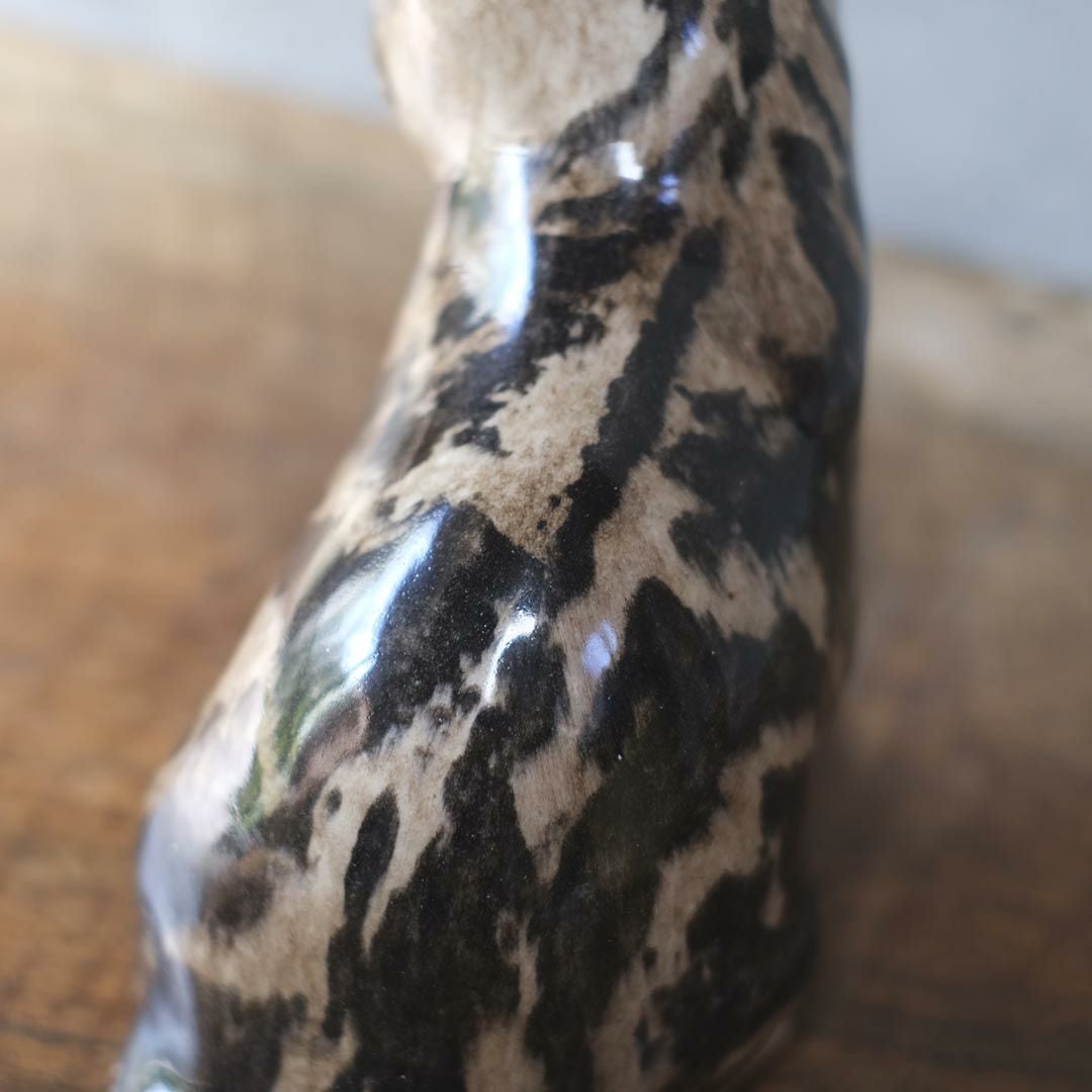 ヴィンテージ ウィンスタンレーキャット/ケンジントンキャット・サビ猫　三毛猫 イギリス 陶芸作家Jenny Winstanley 置物77