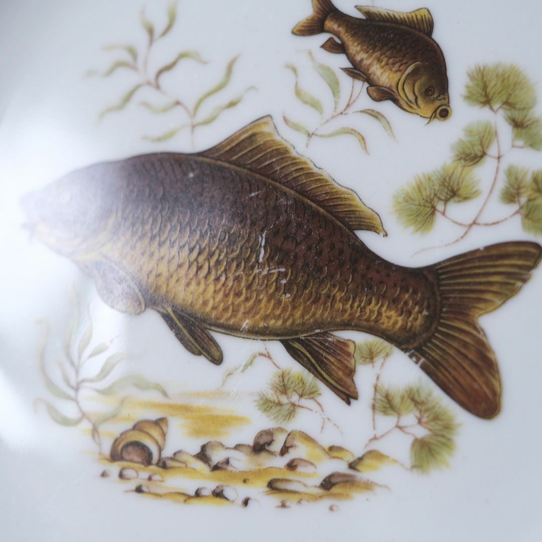 ヴィンテージ皿 Schumann Arzberg（シューマン・アルツベルク） ディナープレート 魚モチーフ ドイツ99