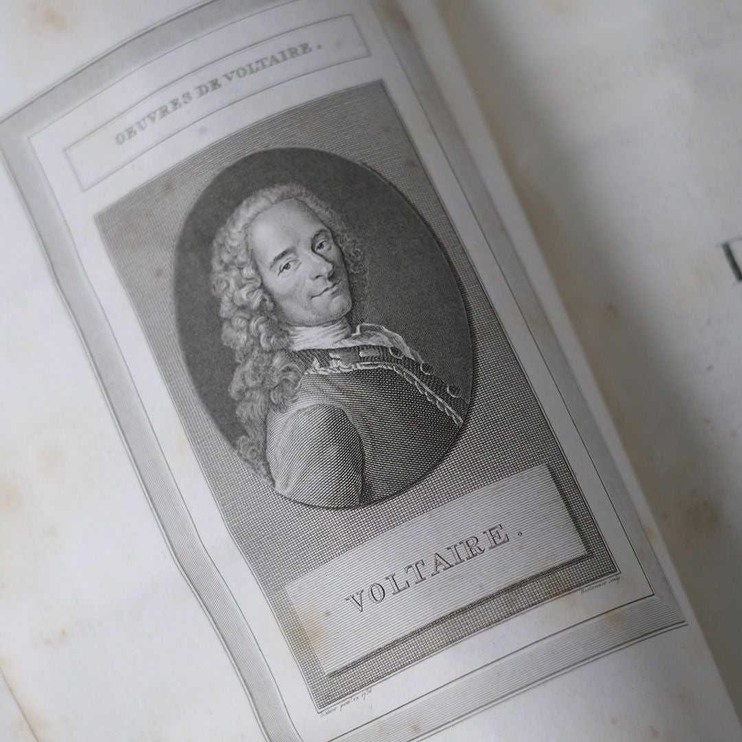 ヴィンテージ洋書 ヴォルテール 1835年刊行 フランス哲学書4