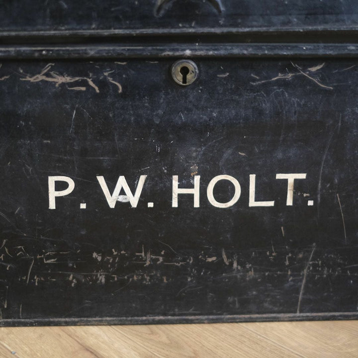 アンティークブリキボックス P.W.HOLT イギリス 蓋付収納箱77