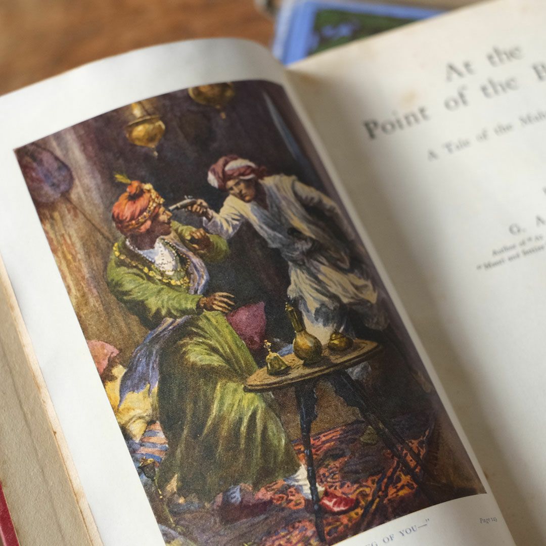 アンティーク本 イギリスの古い児童書 カラフルな表紙77