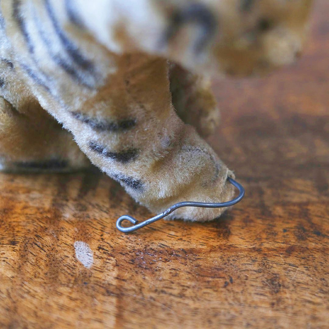 ヴィンテージ シュタイフ社 ぬいぐるみ トラ お座りポーズ（Sitting Tiger） ドイツ99