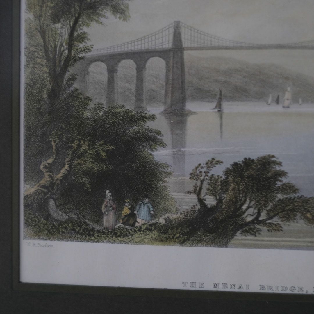 アンティークリトグラフピクチャー イギリス 鋼版画77