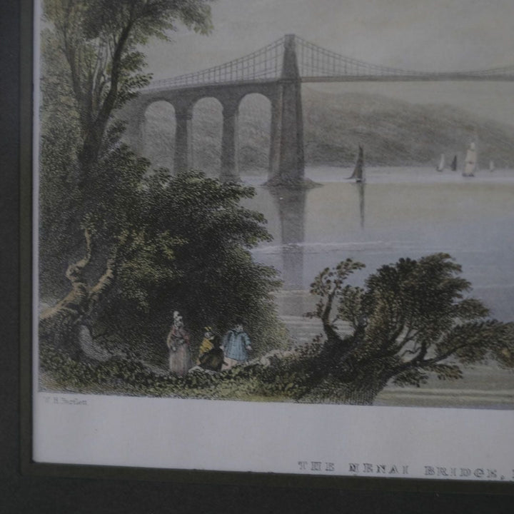 アンティークリトグラフピクチャー イギリス 鋼版画77