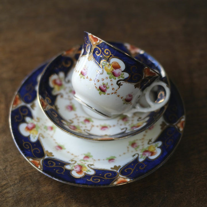 アンティークティーカップトリオ　ヴィクトリアンローズ　BESWICK&SONS ベスウィック陶器 イギリス22