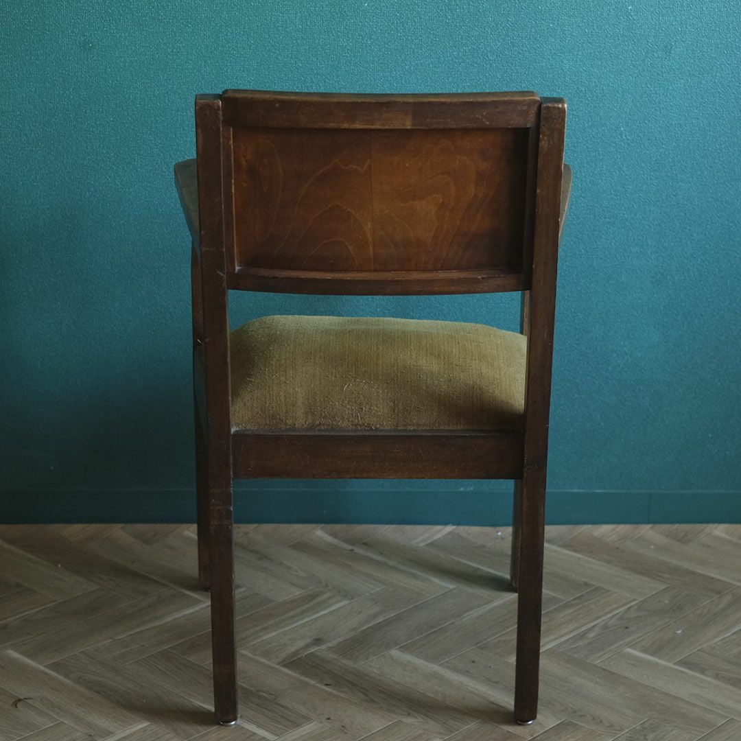 アンティーク ブリッジチェアBridge Chair アール・デコ モダニズム 椅子 フランス アンティーク家具1010
