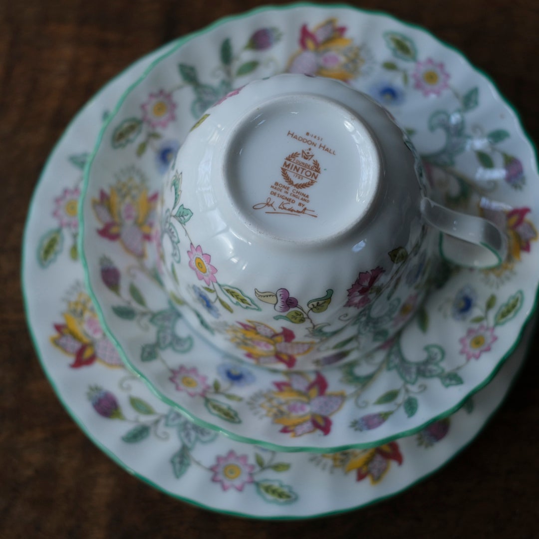 ヴィンテージティーカップトリオ MINTON5ミントン イギリス5