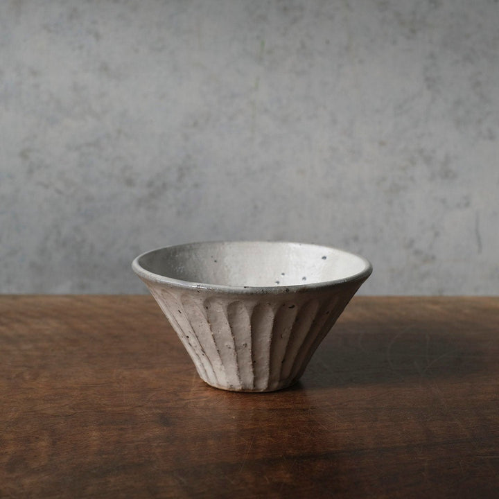 maltoオリジナル 飯茶碗 しのぎ 粉引き 高円寺 本島幸雄・作 の通販