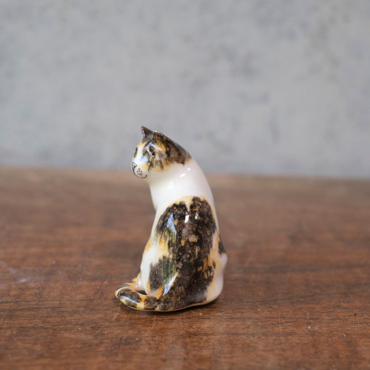 ヴィンテージ ウィンスタンレーキャット ケンジントンキャット サビ猫 ミニ イギリス 陶芸作家Jenny Winstanley 置物33