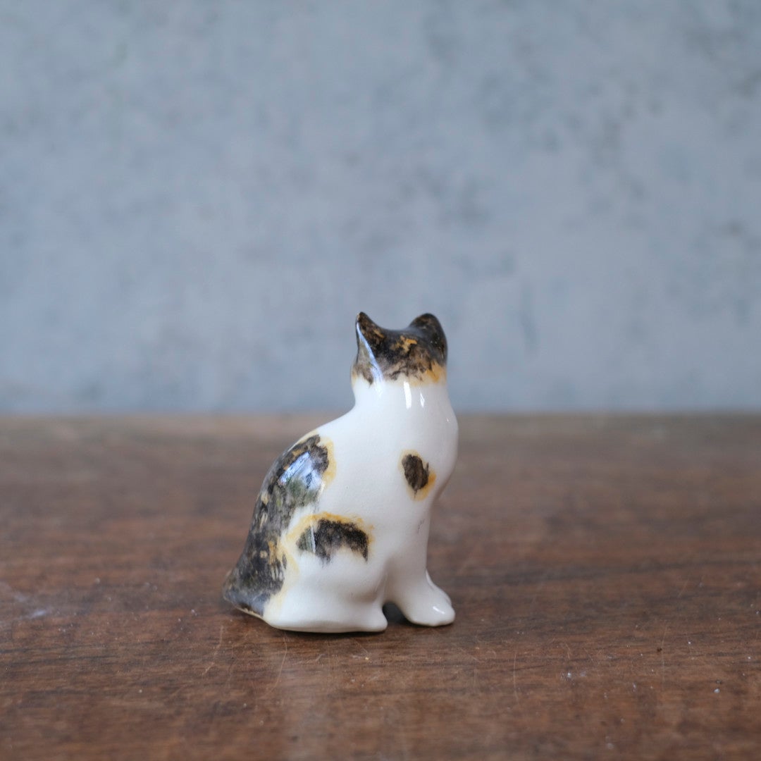 ヴィンテージ ウィンスタンレーキャット ケンジントンキャット サビ猫 ミニ イギリス 陶芸作家Jenny Winstanley 置物44