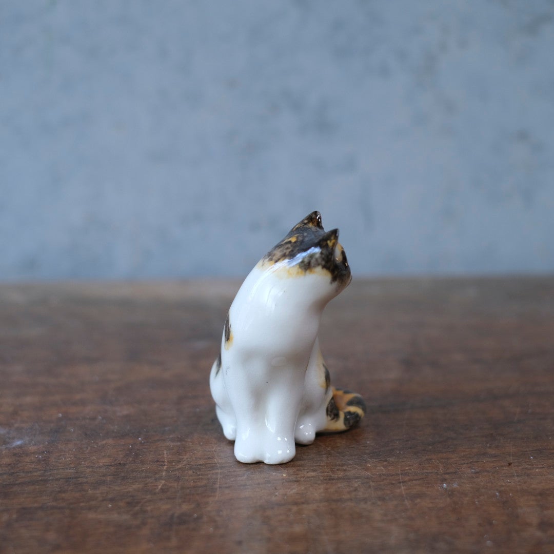 ヴィンテージ ウィンスタンレーキャット ケンジントンキャット サビ猫 ミニ イギリス 陶芸作家Jenny Winstanley 置物55