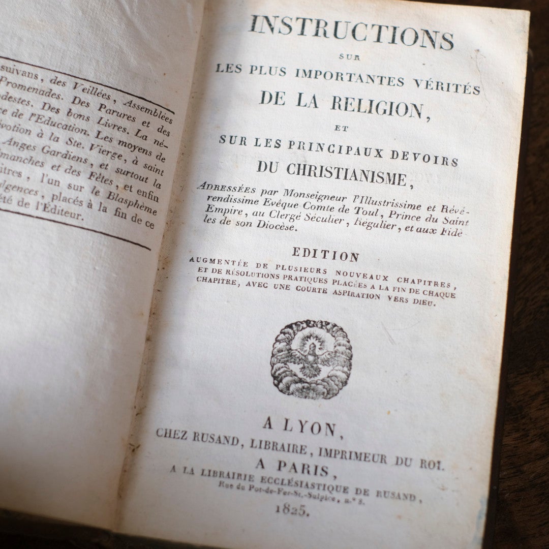 アンティークレザーブック 革張りの本 フランス 古書88