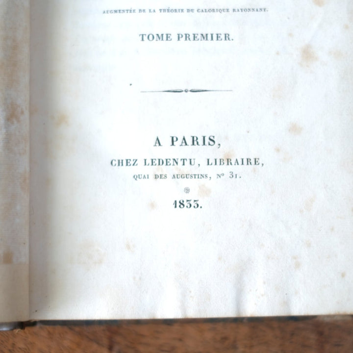 アンティークレザーブック フランス 古書1010