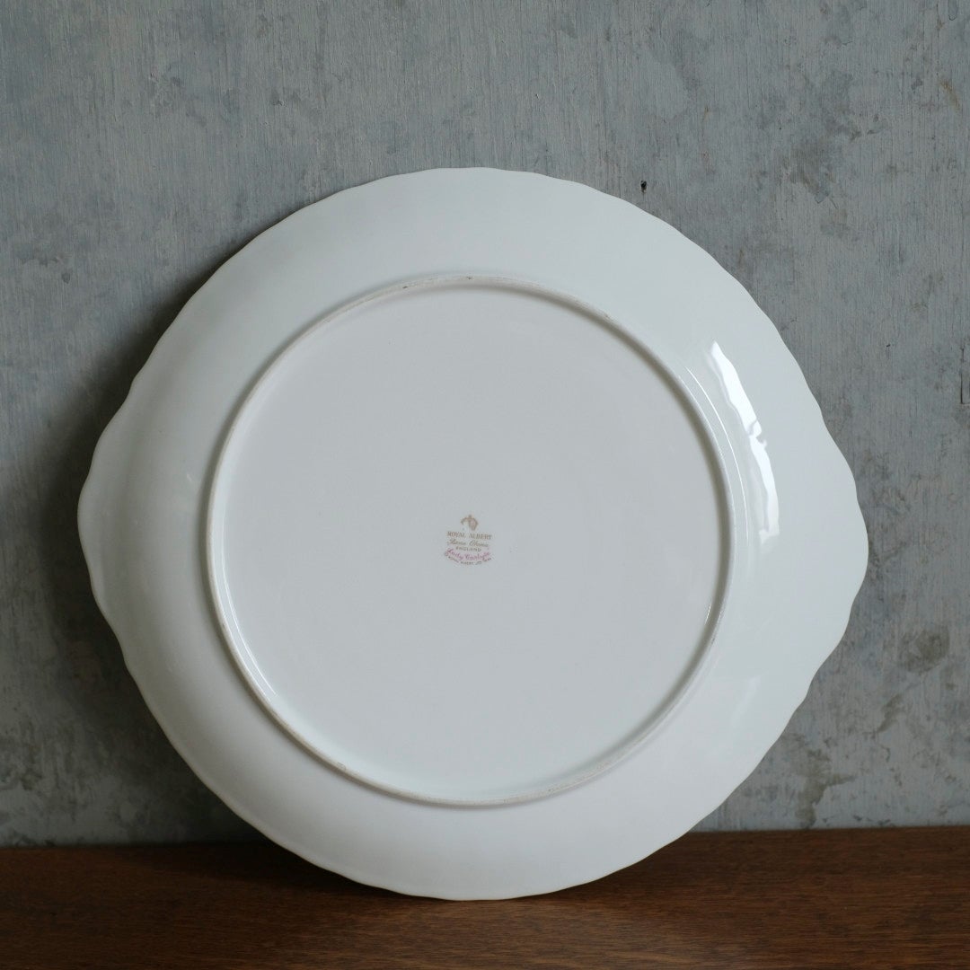ヴィンテージ Royal Albert B&BプレートLady Carlyle イギリス 朝食用のお皿 食器89