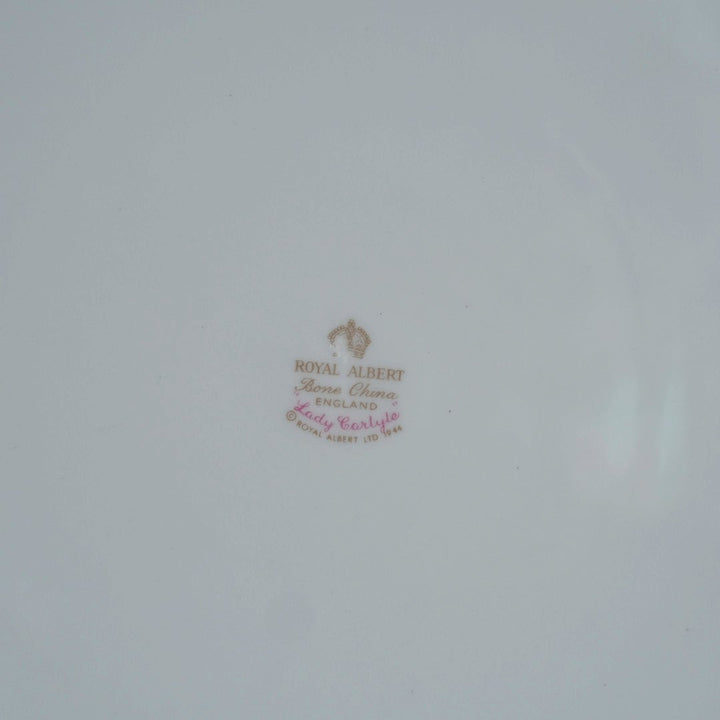 ヴィンテージ Royal Albert B&BプレートLady Carlyle イギリス 朝食用のお皿 食器910