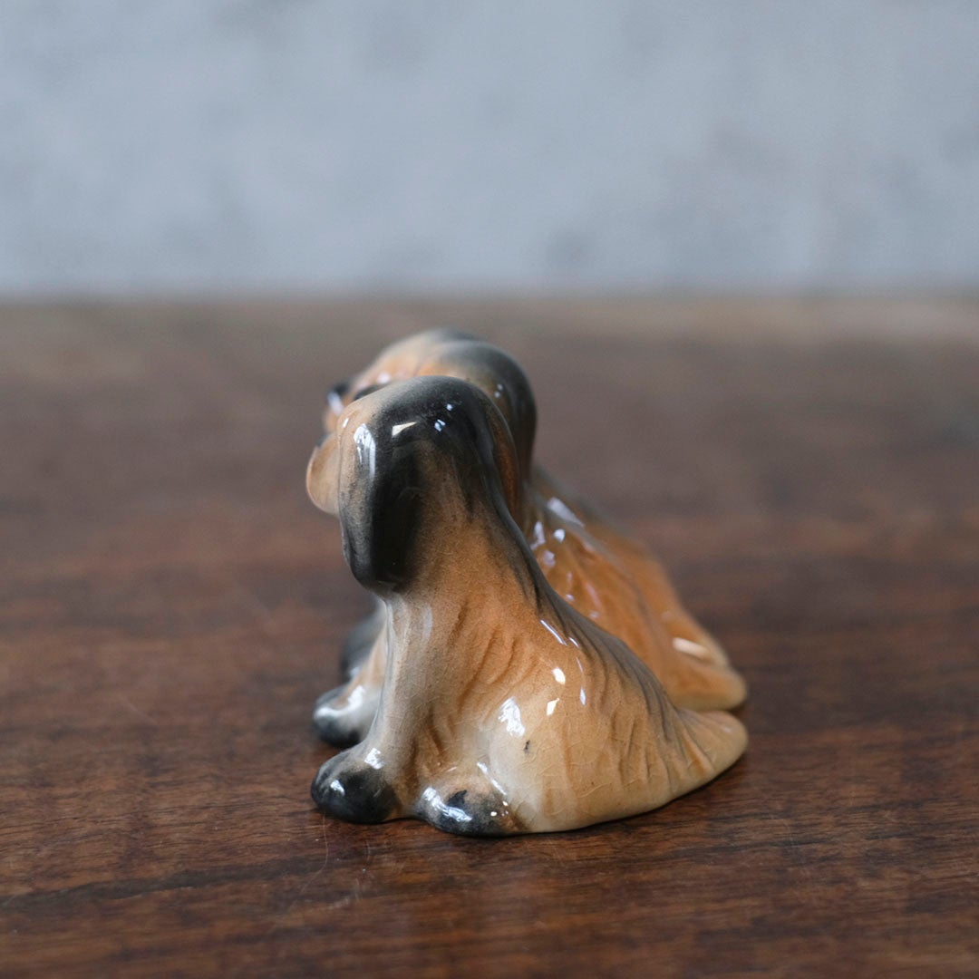 ヴィンテージ フィギュリン 3匹の子犬 陶器置物 イギリス44