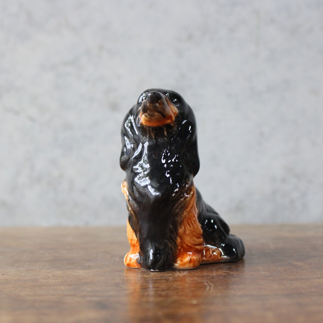 犬フィギュア 一輪挿し 柴犬 & ダックスフンド 陶器66