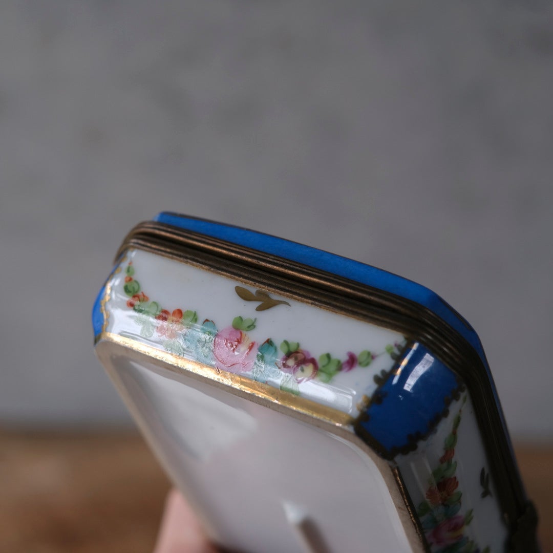 アンティーク トリンケットボックス 陶器 LIMOGE(リモージュ) 小物入れ フランス77