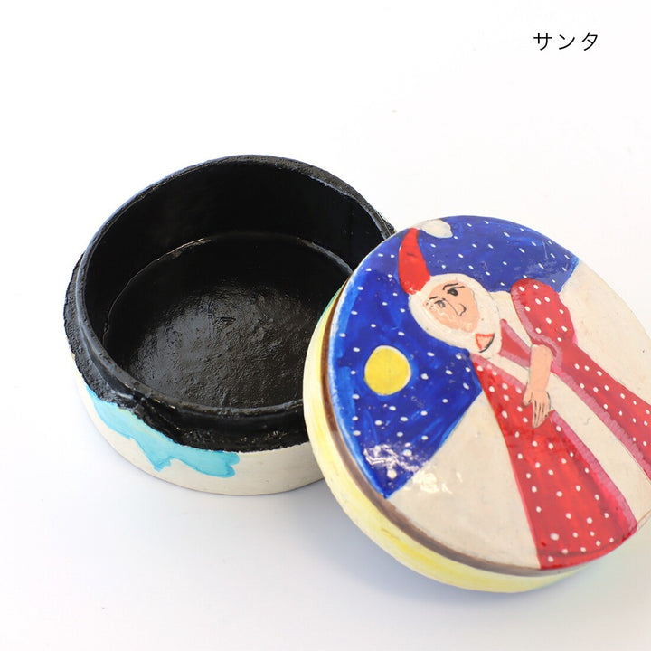 ペーパーマッシュ クリスマス小物入れ 同シリーズ