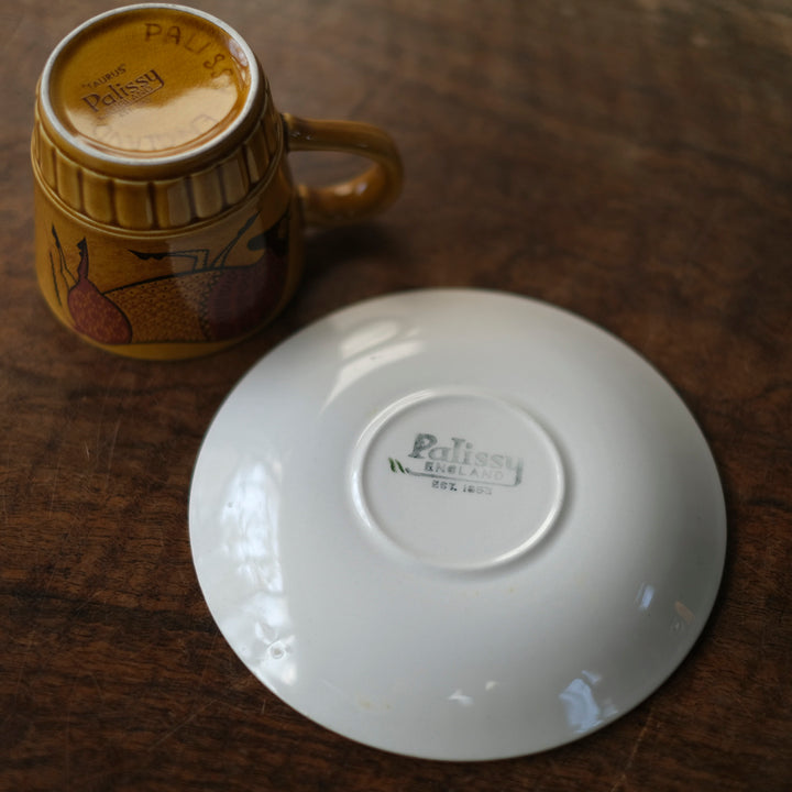 ヴィンテージ ティーカップ&ソーサー イギリス Palissy Taurus 牡牛座7