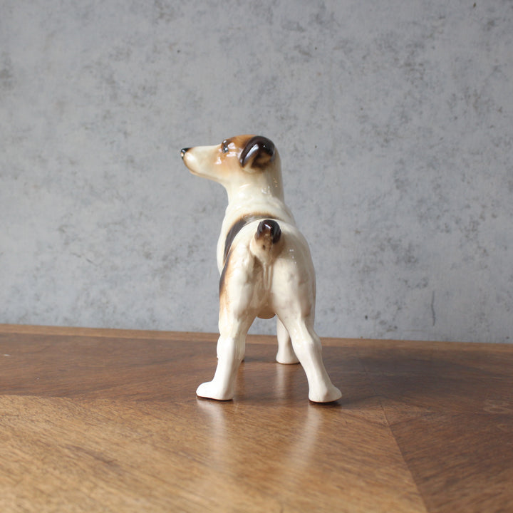 ヴィンテージフィギュリン 犬 ジャックラッセルテリア クーパークラフト 陶器 置物 イギリス