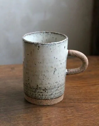 美濃焼 オアシスマグカップ カフェ風ナチュラルな3色3