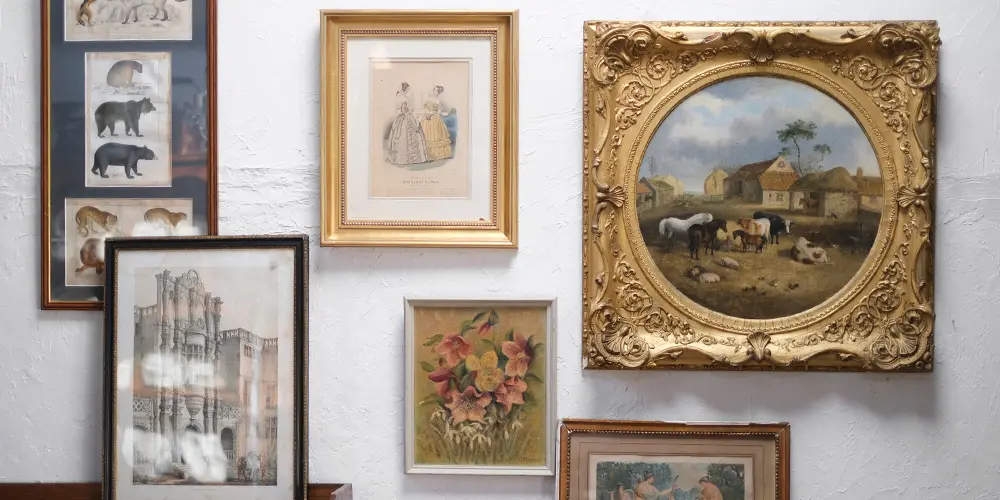 イギリスのアンティーク絵画