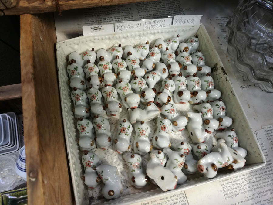 陶器の箸置き