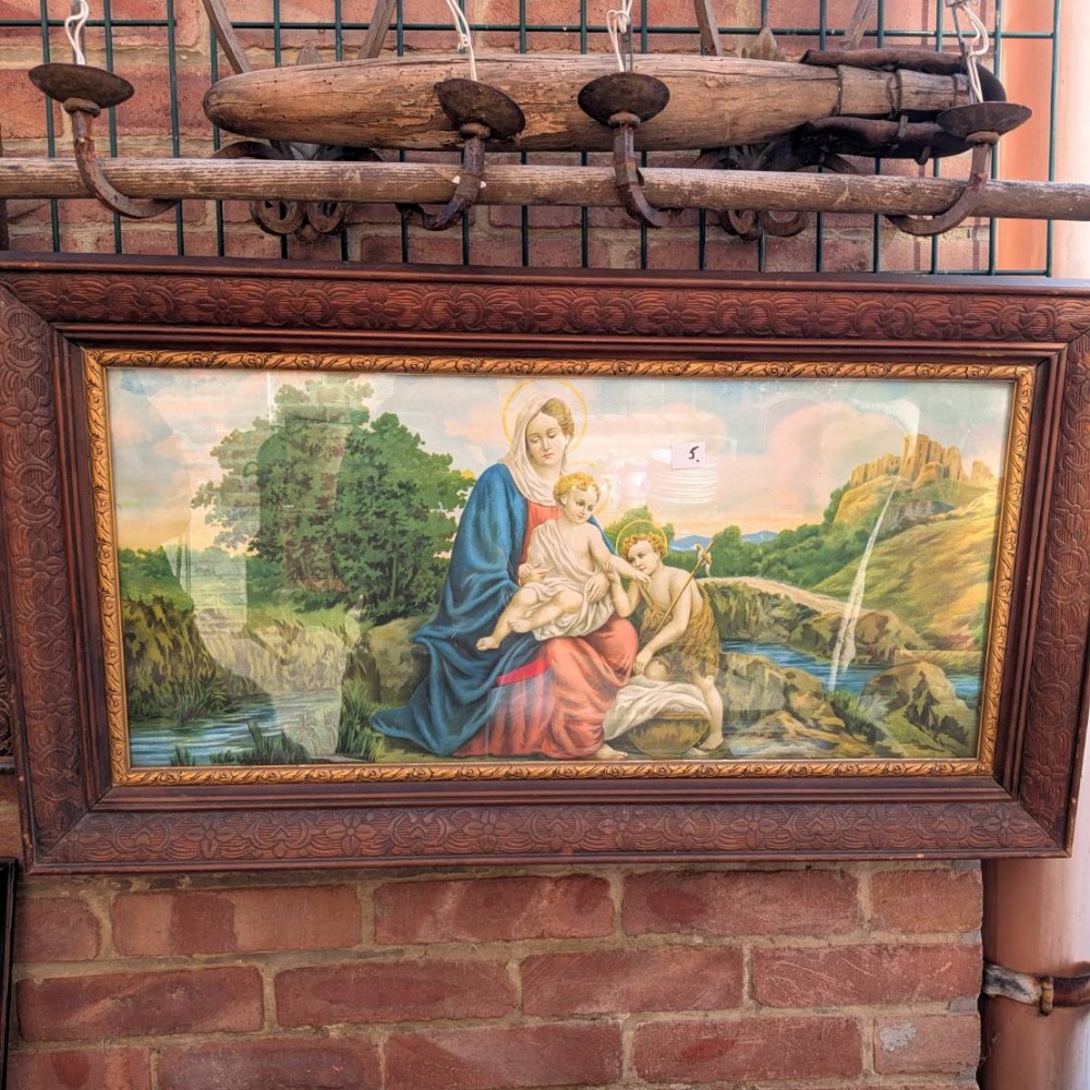 アンティーク絵　天使