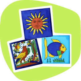 “メキシコのタイル”